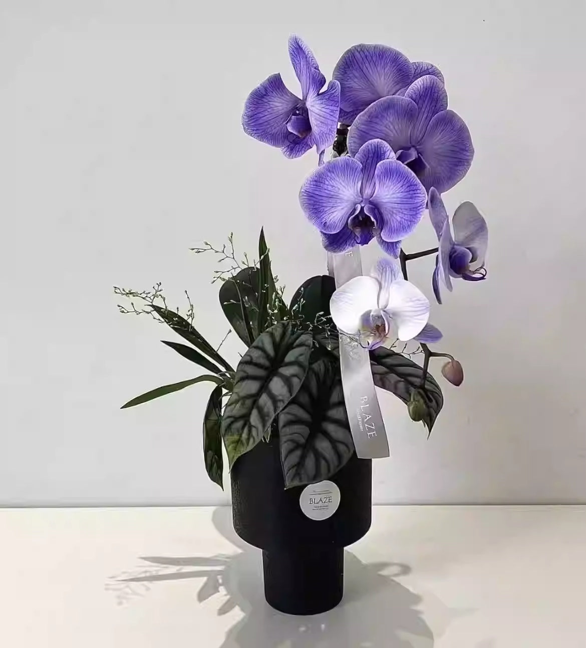 Tall Ceramic Flower Pot for Indoor Decor - Modern Home Garden Planter