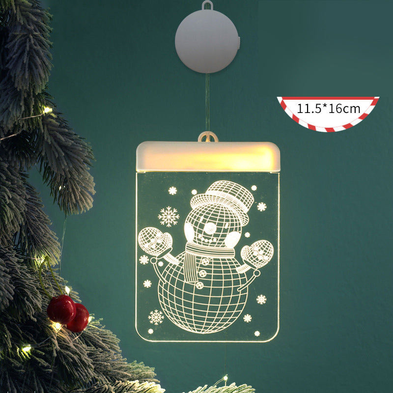 Christmas Hanging Bell and Snowflake String Lights - Festive Decor