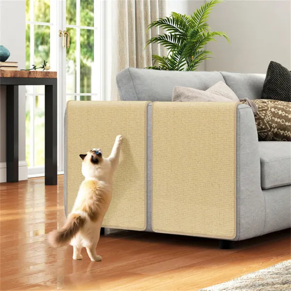 Large Sisal Cat Scratching Mats Set - Multi-Purpose Rest & Play Pads, 32x20 Inches