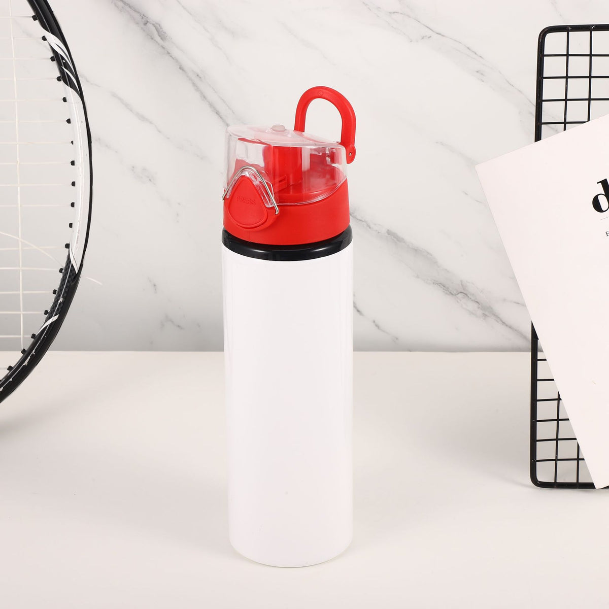 Large Capacity Aluminum Water Bottle for Outdoor Sports & Travel - 750ml