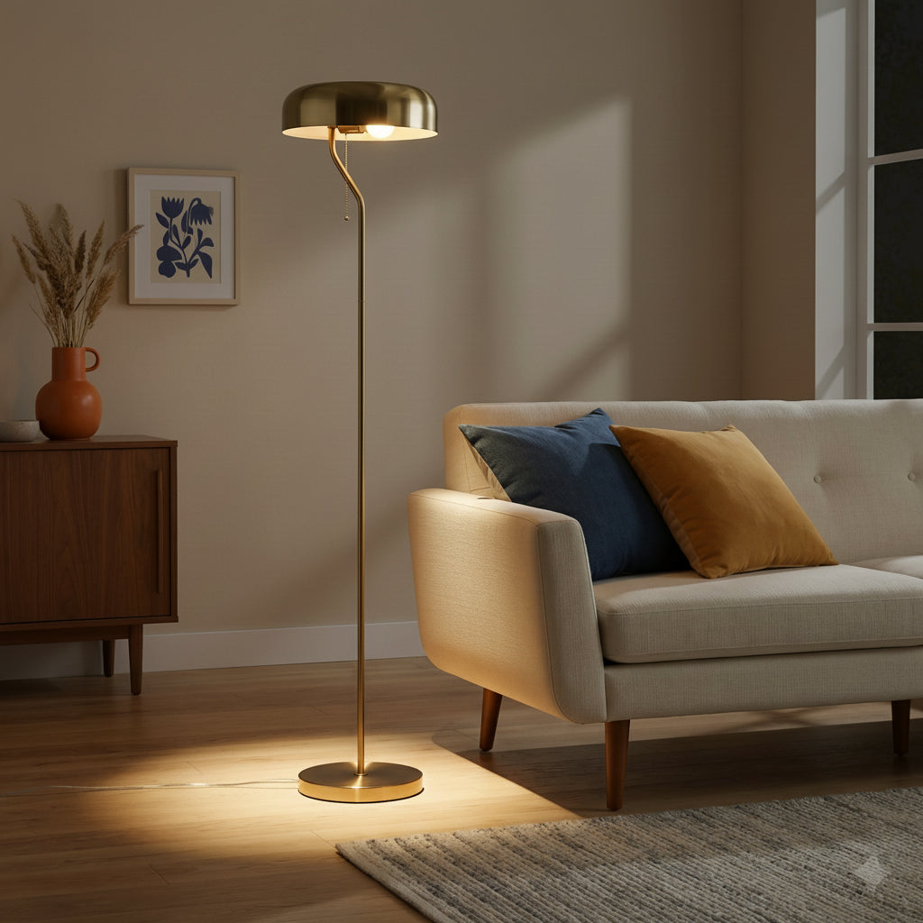 Tall Corner Floor Lamp For Living Room, Bedroom & Office Space