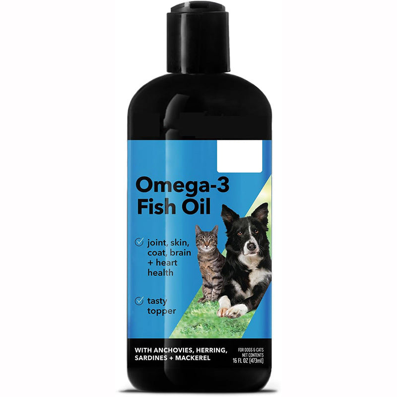 Pet Salmon Fish Oil for Dogs & Cats - 60ml