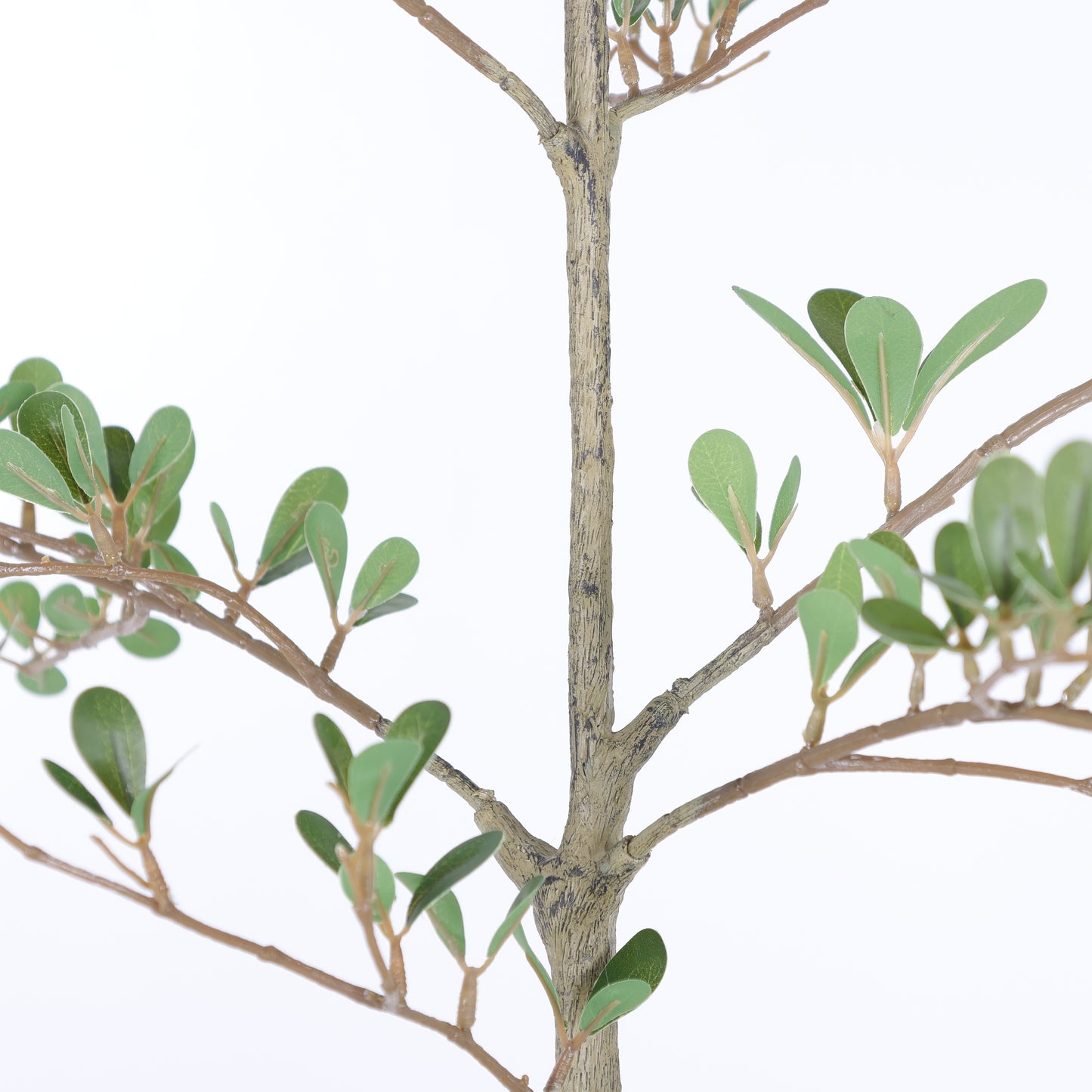 6ft Artificial Olive Tree - Realistic Faux Potted Plant in Black Pot