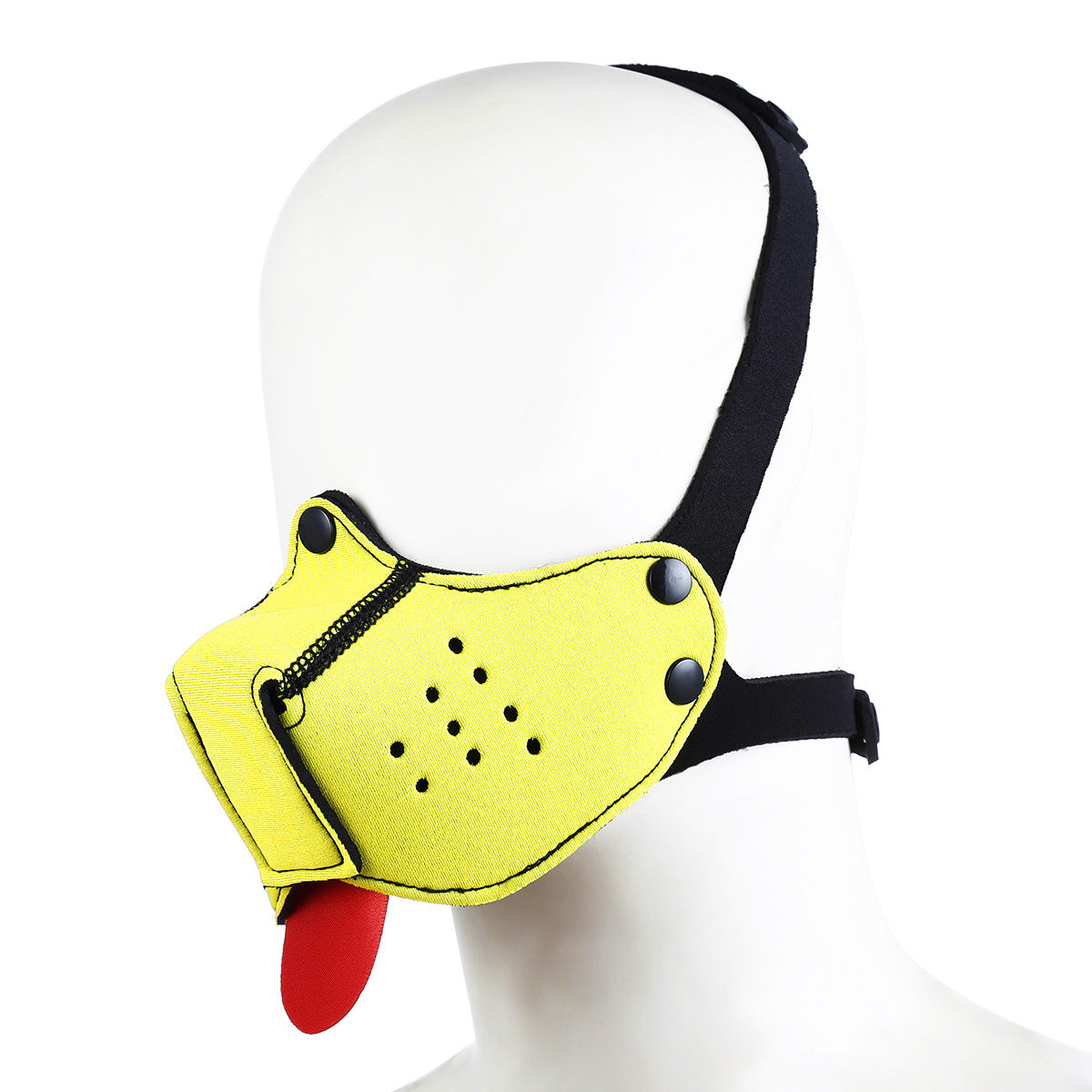 Dog Mouth Headgear Set for Pet Play and Training - Multiple Colors