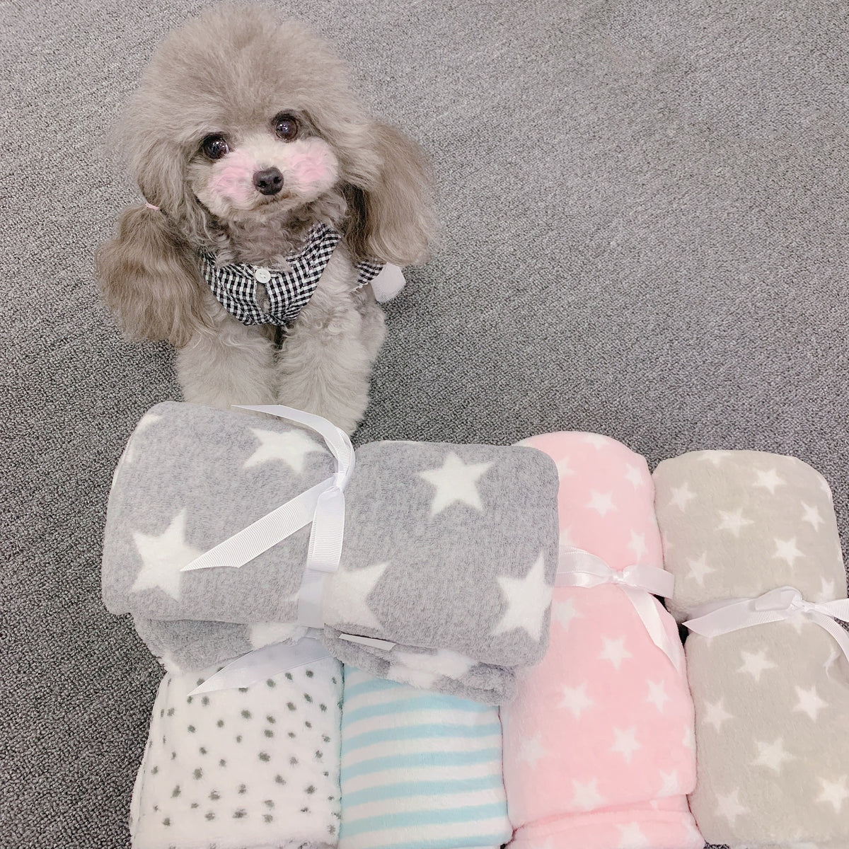 Super Soft Coral Fleece Dog Blanket - Warm & Cozy Bedding for Pets, 75x100cm