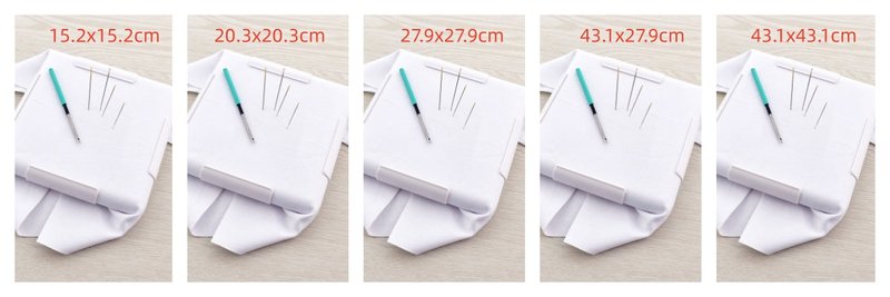 Embroidery Hoops Set - Various Sizes for Cross-Stitch and Needlework