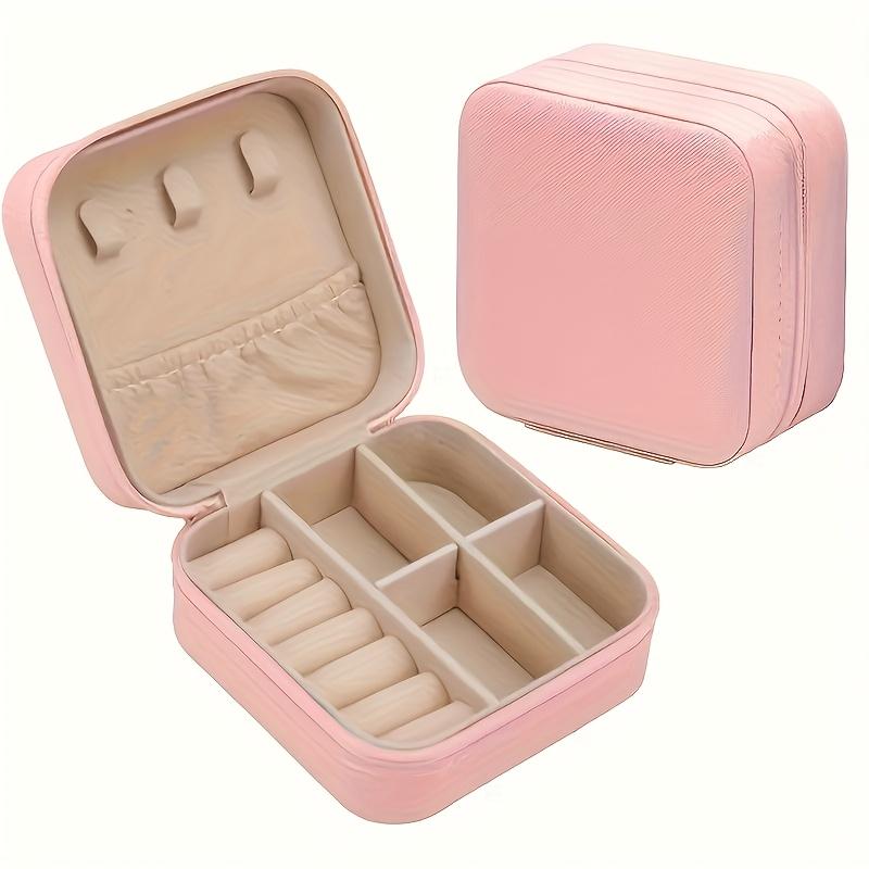 15-Piece Set High-Quality Mini Portable PU Leather Travel Jewelry Box