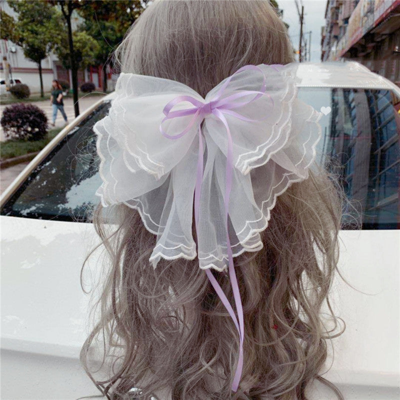 Sweet Bow Hair Clip Ponytail Hairpin - Multiple Styles