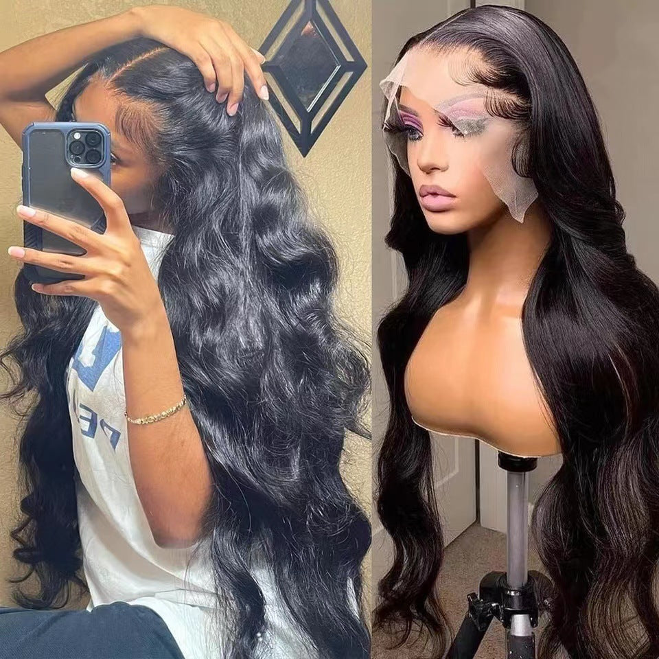 Long Curly Hair Lace Wig with Big Waves
