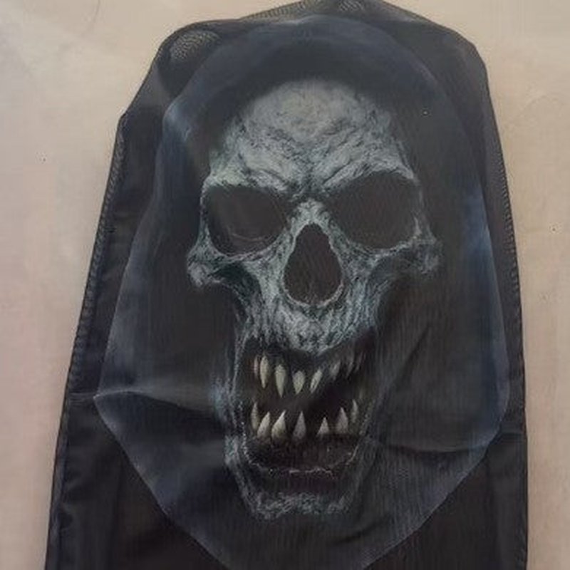 Halloween 3D Lifelike Human Face Disguise Hood