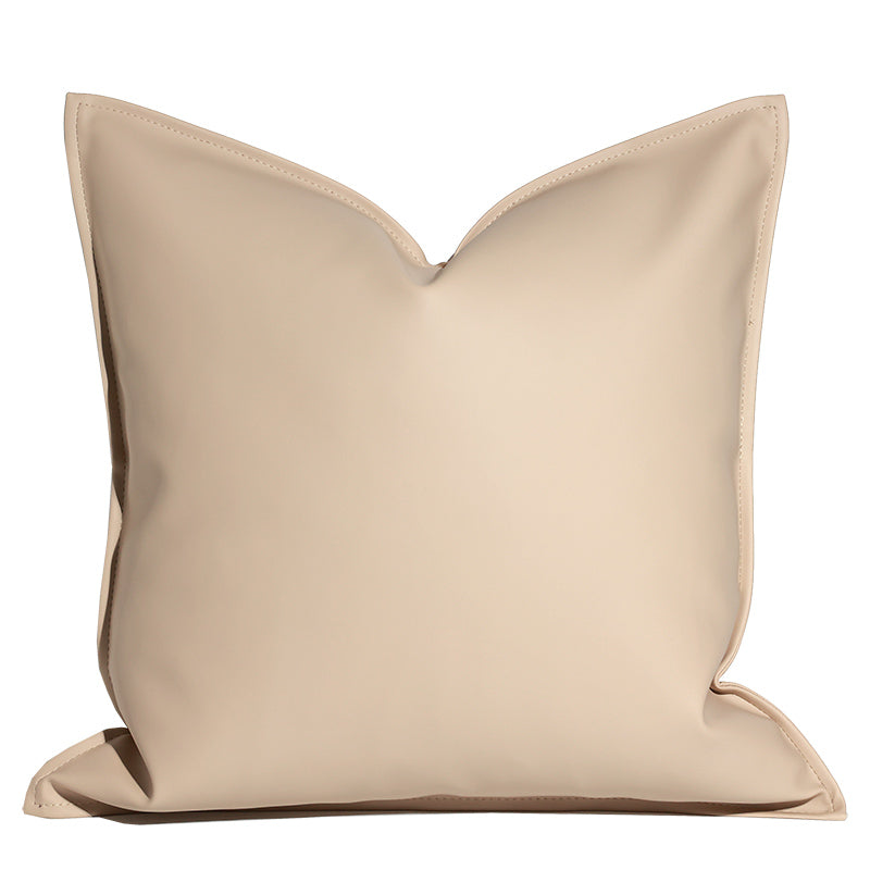 Nordic Style Leather Sofa Pillow Cover | Living Room Cushion Support