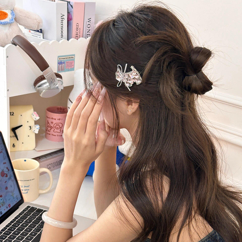 Rhinestone Hair Clip for Women - Starfish & Puppy Designs