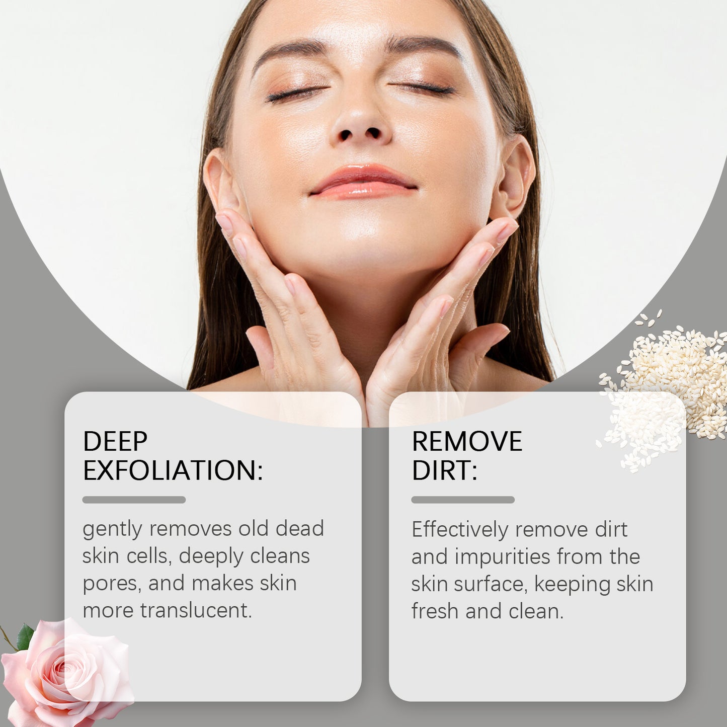 Exfoliating Facial Scrub with Walnut Shell Powder - Deep Pore Cleansing
