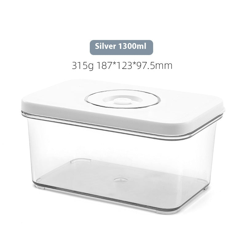 Transparent Fruit and Vegetable Storage Box Set - Multi Size Square Containers