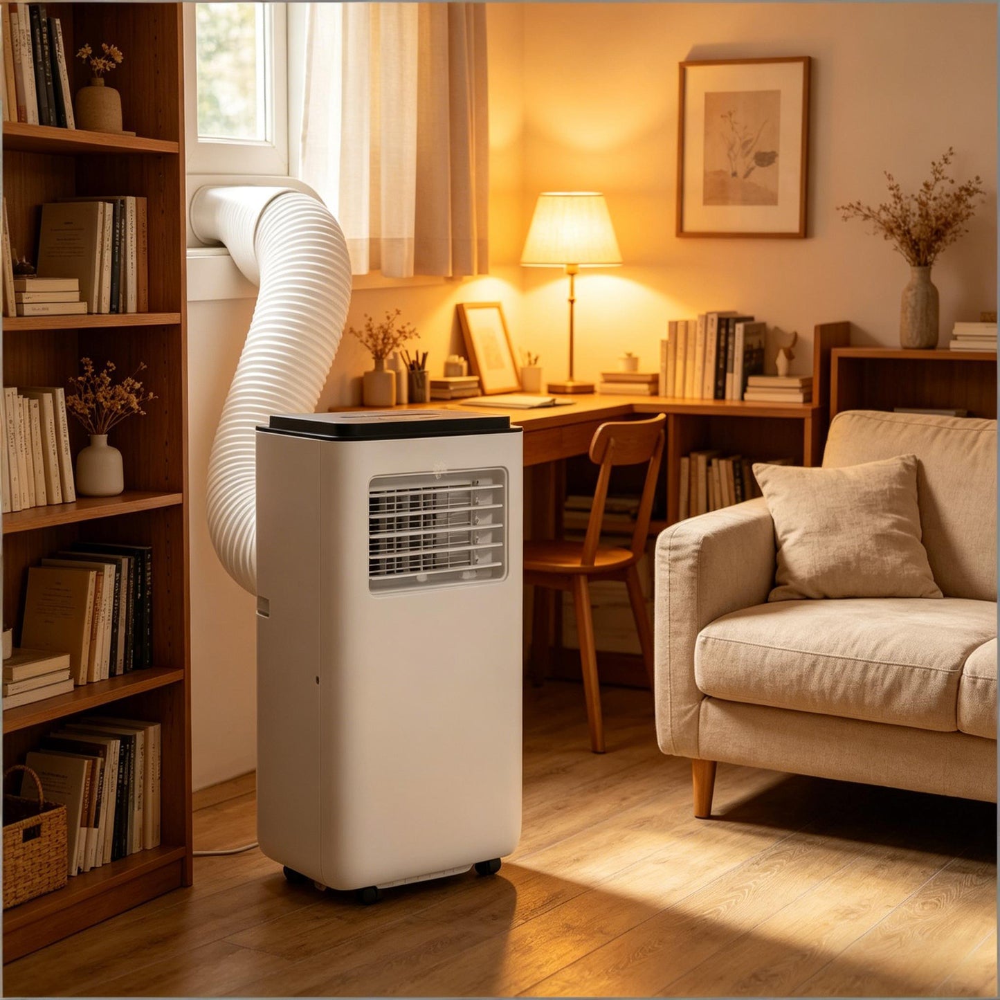 Portable Air Conditioner - Powerful 10,000 BTU Cooling - White
