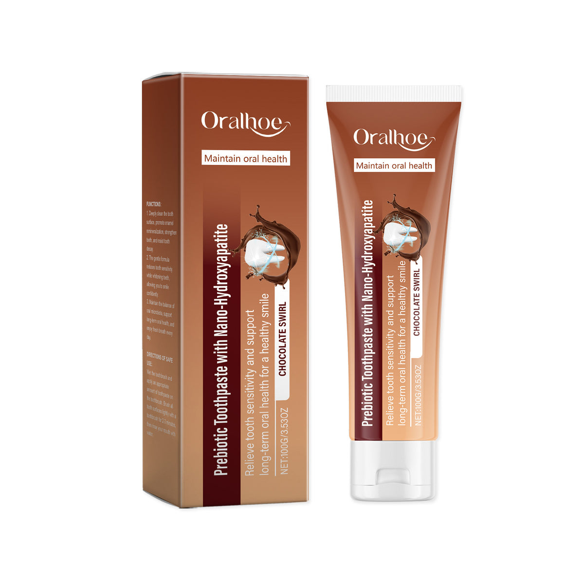 Chocolate Flavor Whitening Toothpaste 100g
