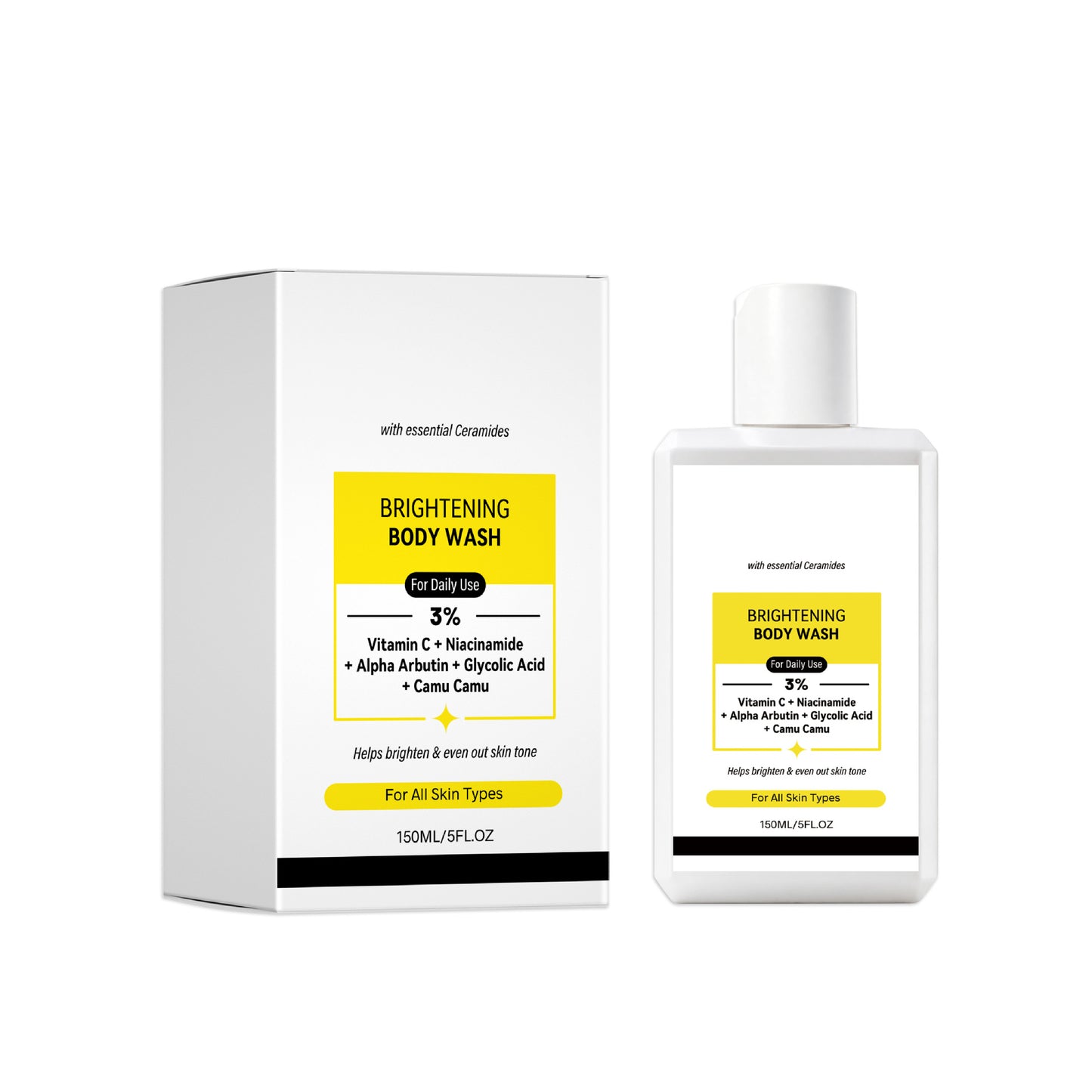 Moisturizing Body Wash 150ml - Daily Hydration & Skin Softening