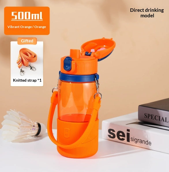 High Temperature Resistant Tritan Sports Water Bottle with Spout, 500ml & 700ml