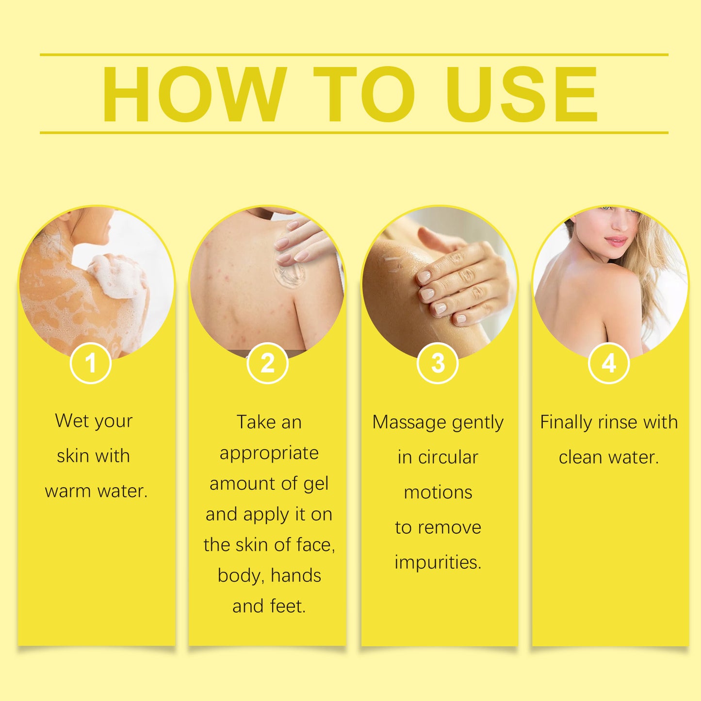Lemon Exfoliating Gel - Deep Pore Cleansing & Dead Skin Removal