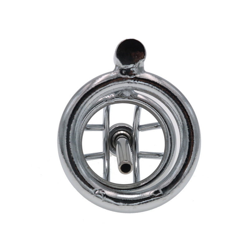 Metal Chastity Cage Lock for Adults - Silver, Multiple Sizes