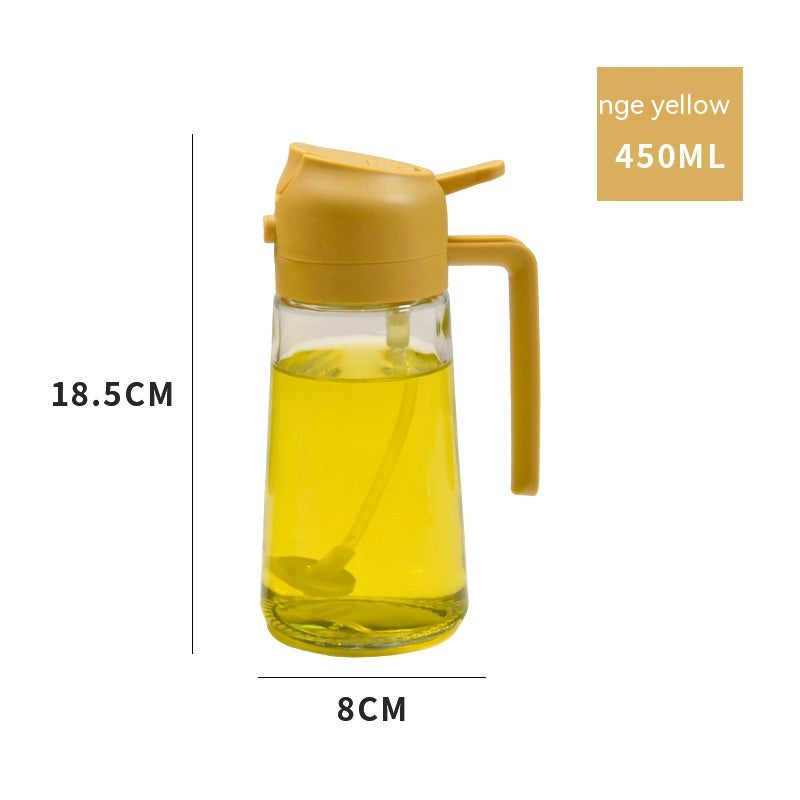 Two-in-One Oil Spray Dispenser for Kitchen & Barbecue - Capacity Options