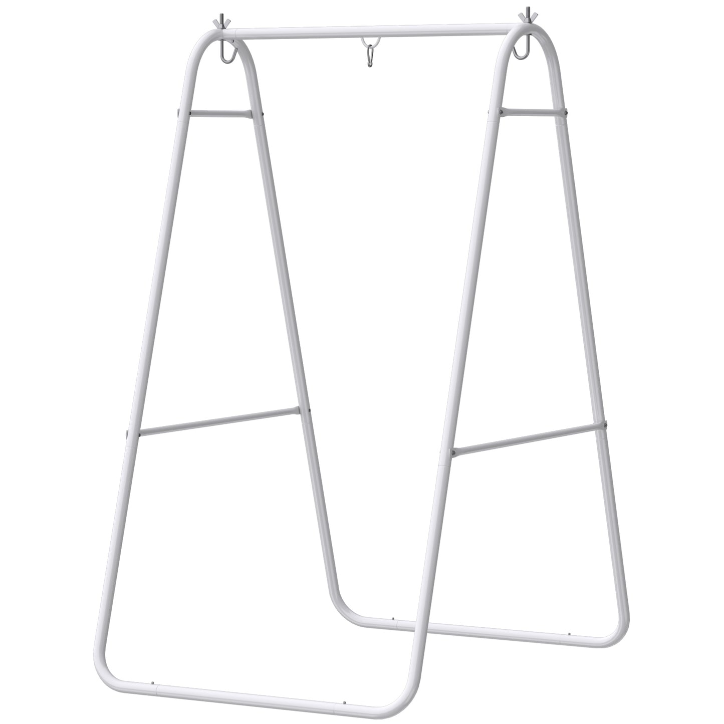 Heavy Duty A-Frame Hammock Chair Stand - 330 lbs Capacity, White