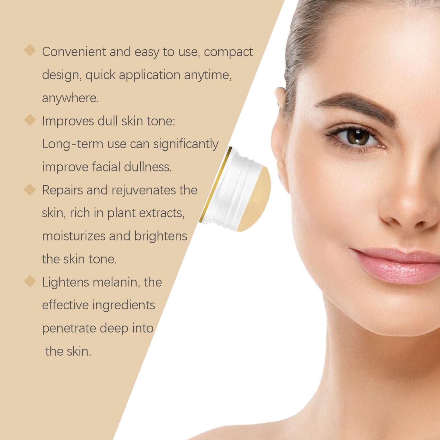 Hydrating Face Moisturizer Stick with Vitamin C & Retinol - Multiple Sizes