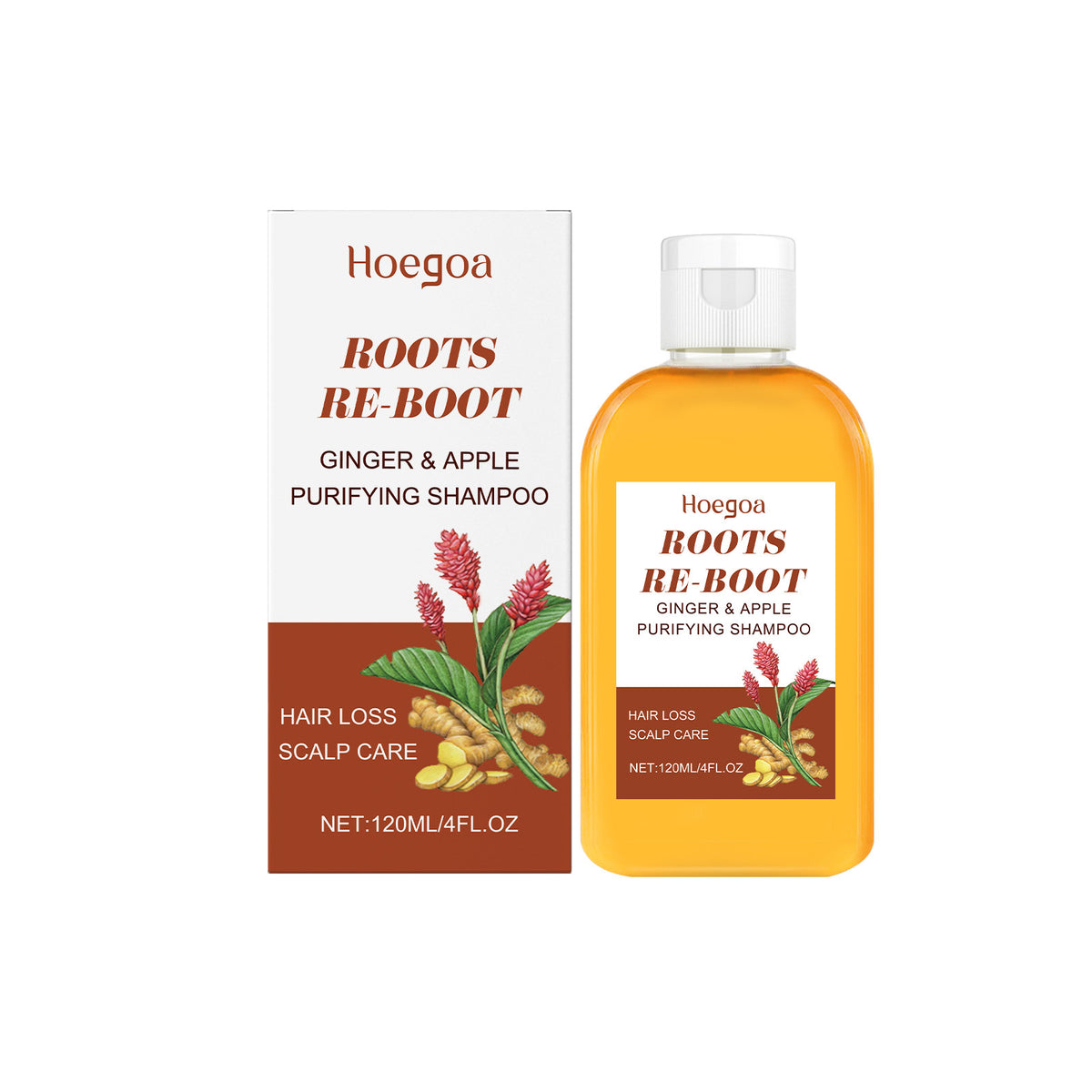 Gentle Cleansing Hair Shampoo 120ml for Sensitive Scalp & Natural Ingredients