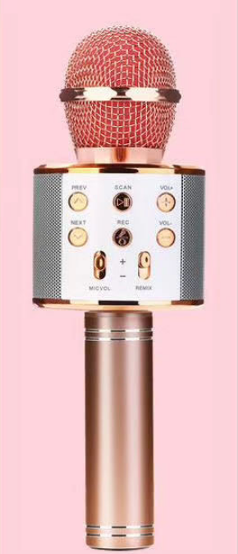 Wireless Bluetooth Karaoke Microphone Speaker for Singing & Party