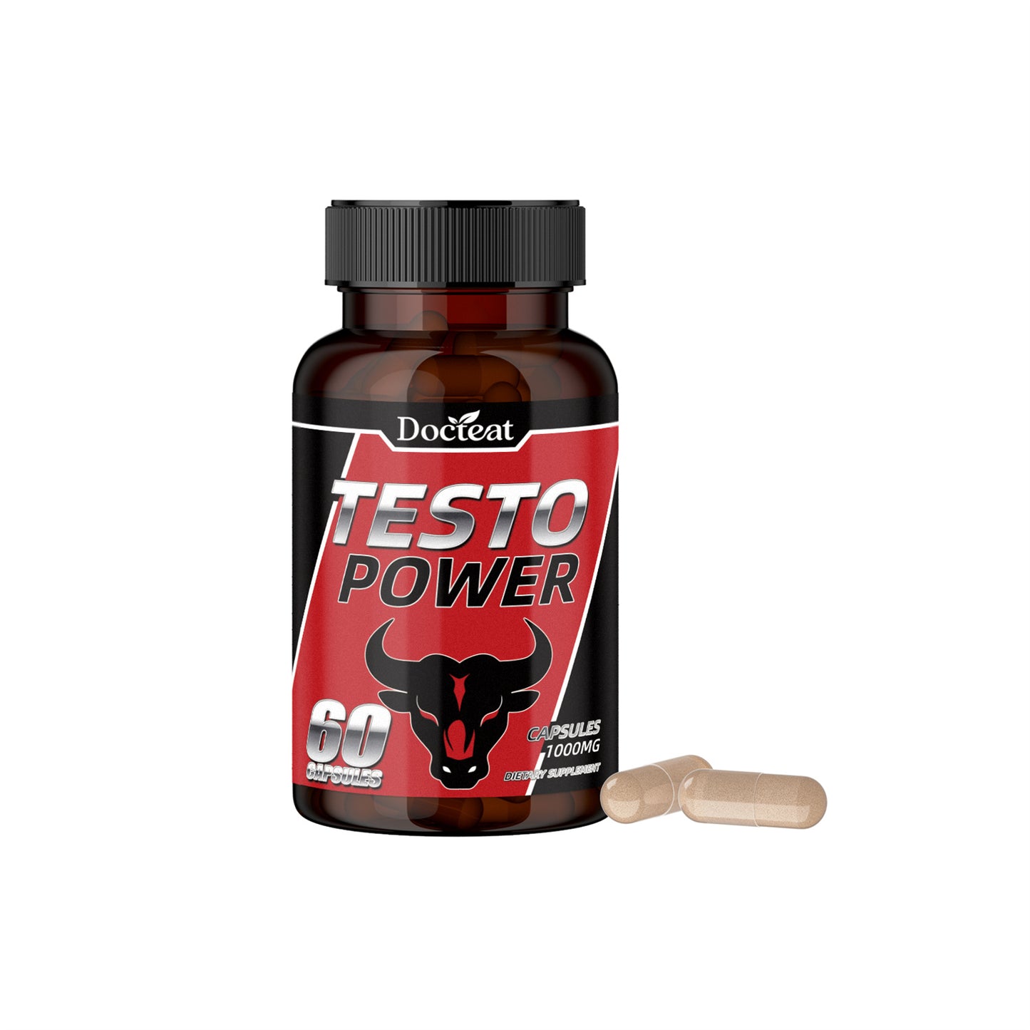 Dietary Supplement with Vitamin B6 D3 Zinc and Herbal Extracts - 60 Capsules