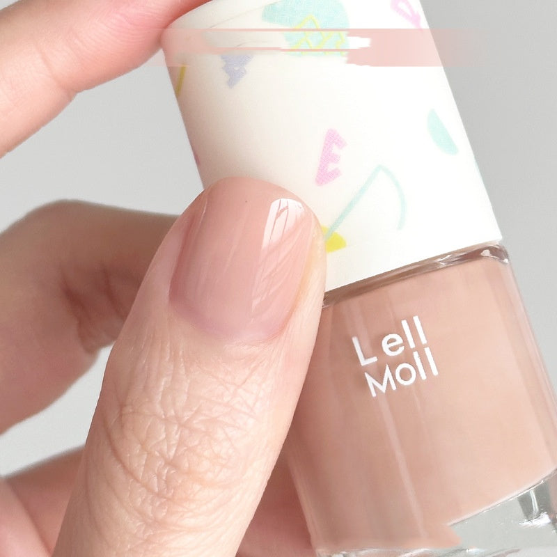 Water-Based Tearable Nail Polish - Quick-Drying & Odor-Free Formula