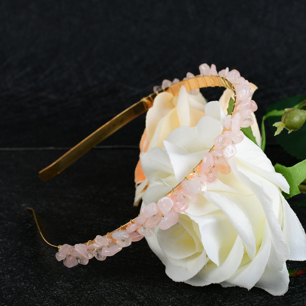 Crystal Bridal Hair Comb Headband | Vintage Geometric Design