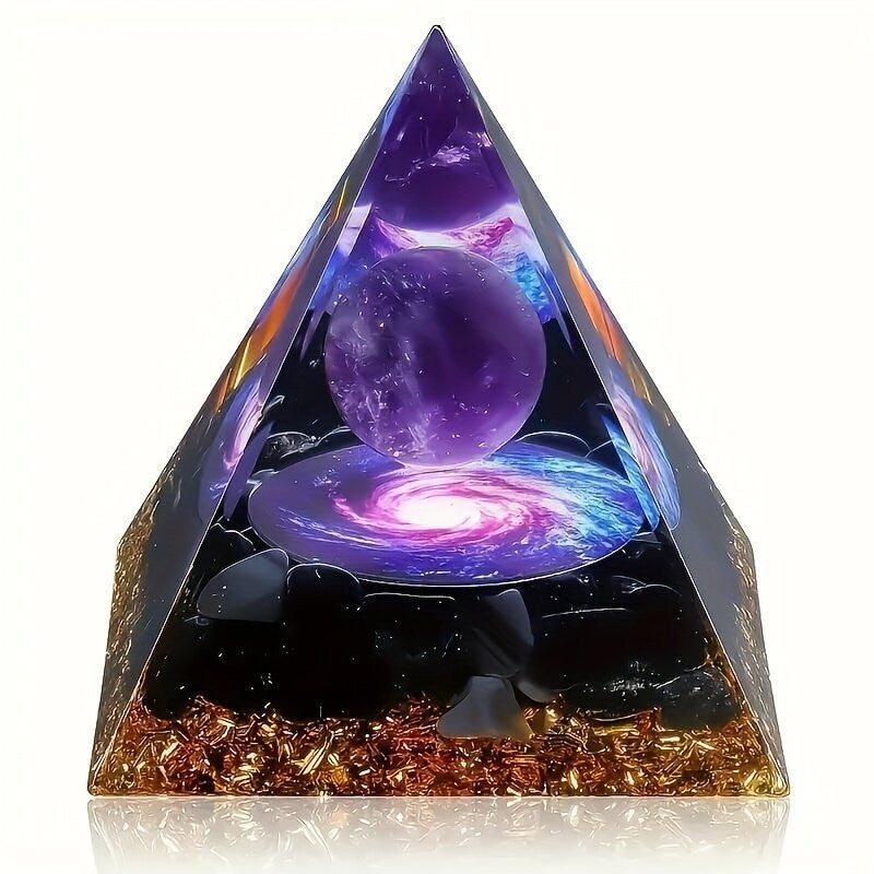 Crystal Pyramid Home Decor Ornament - Cosmic Modern Minimalist 5cm