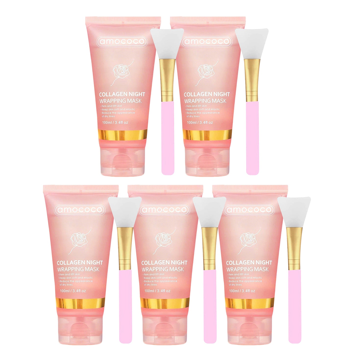 Collagen Night Wrapping Mask - Firming & Hydrating Overnight Face Treatment