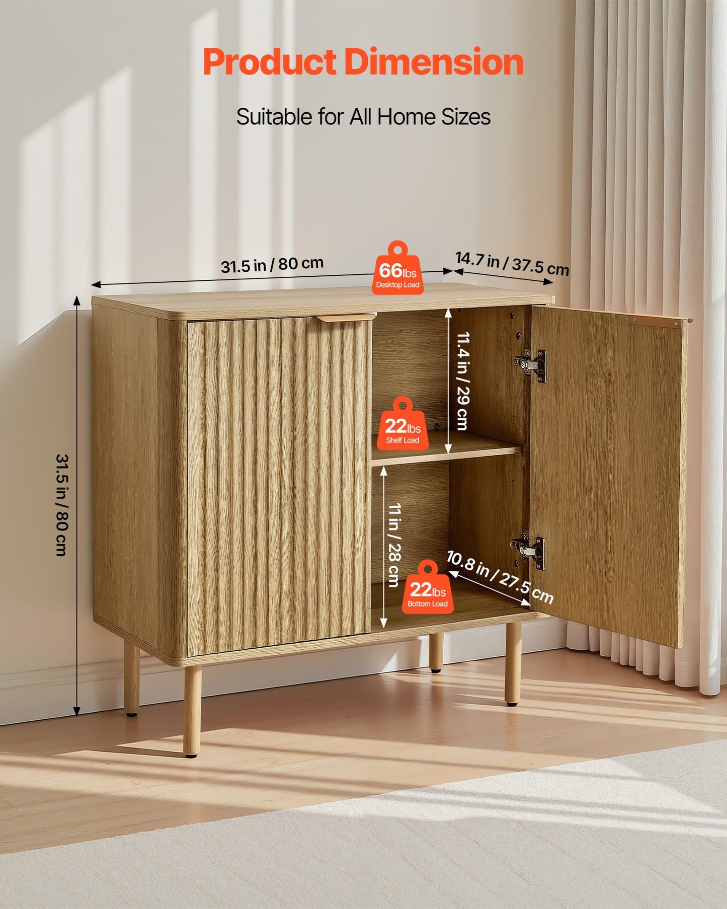 Mid Century Coffee Bar Cabinet with 2-Tier Storage Black - Elegant Kitchen & Living Room Storage
