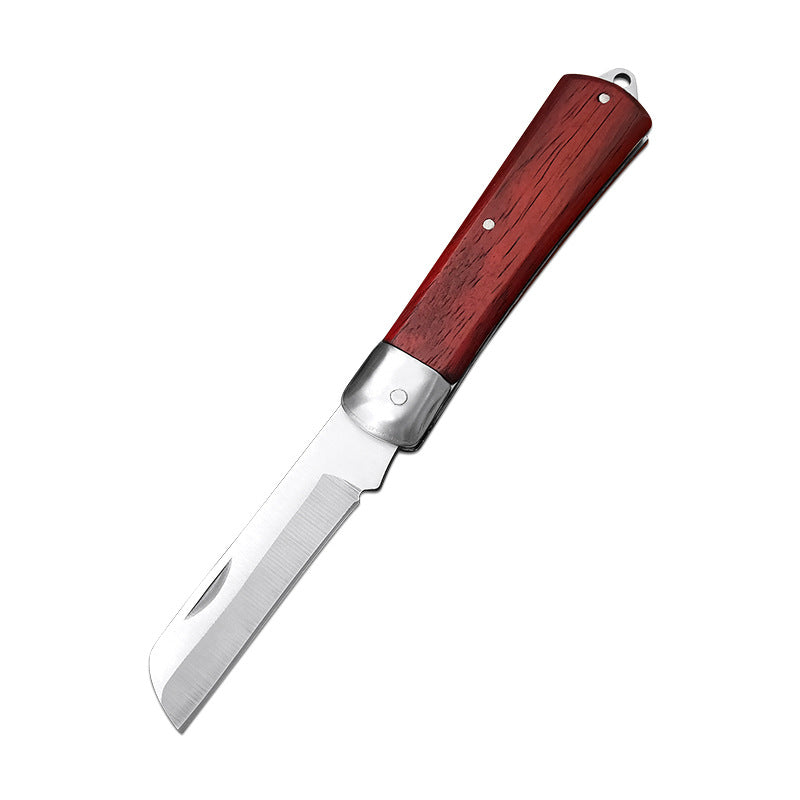 Stainless Steel Grafting Knife Set with Wooden Handles - Garden Fruit Tree Pruning Tool