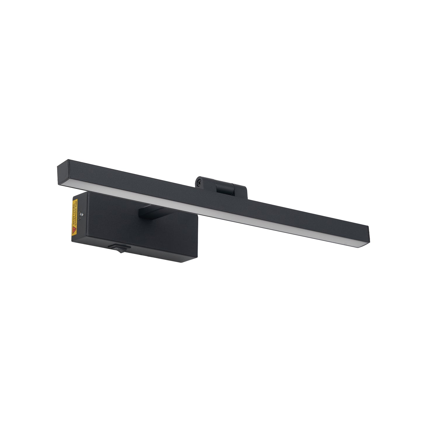 16-Inch Black Dimmable LED Bathroom Vanity Light Fixture Over Mirror