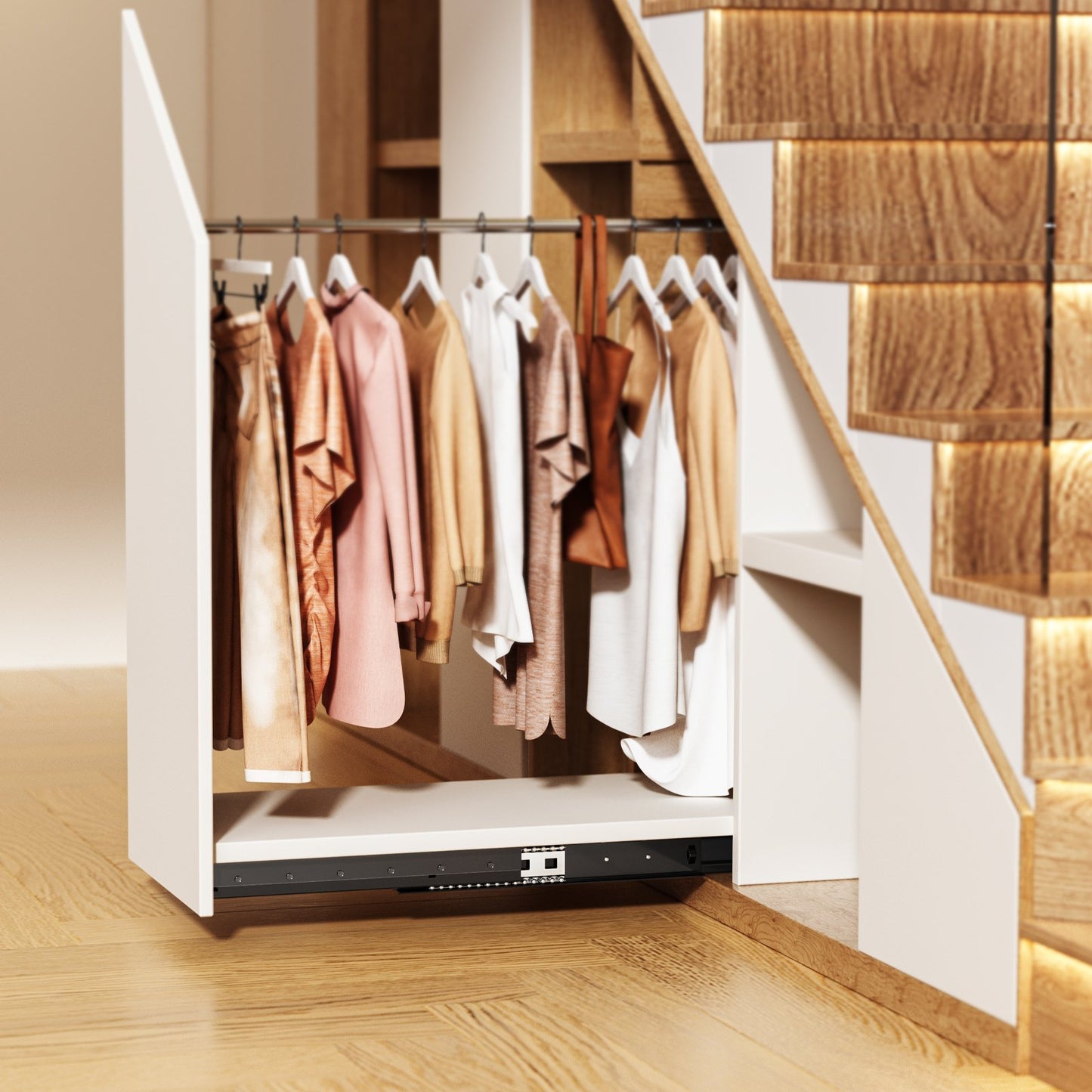 24-Inch Undermount Drawer Slides - 260 LB Capacity