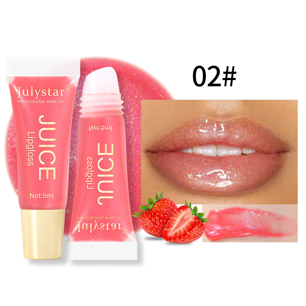 Moisturizing Fruit-Flavored Lip Oil - Plumping Water Gloss Makeup