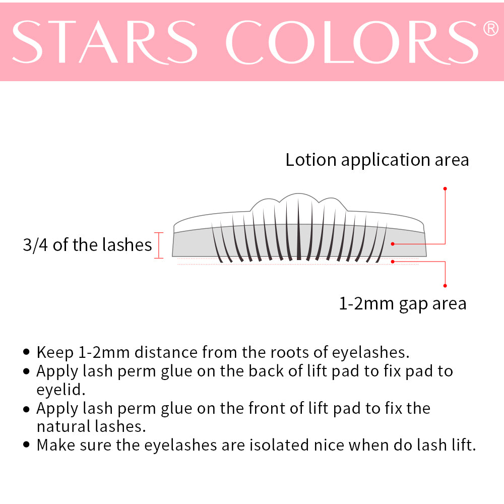 10 Pairs Eyelash Lift Perming Lotion Set - Professional Lash Lift Kit