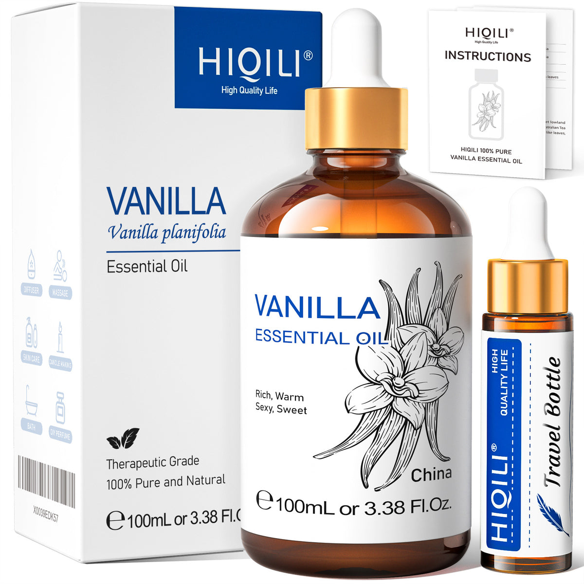 Essential Oil Plant Extract Massage Oil for Relaxation 100ml