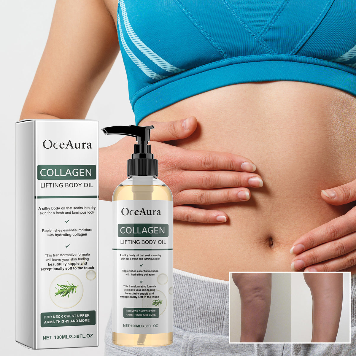 Collagen Firming Body Oil - Moisturizing Skin Care for Body 100ml