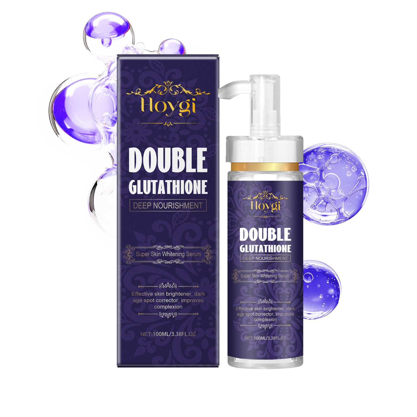 Glutathione Brightening Facial Essence - 100ml Hydrating Skin Care Serum