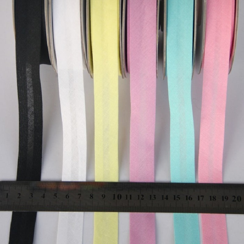 Hand-Patched Cotton Bias Tape for Sewing & Crafting - 20mm Wide