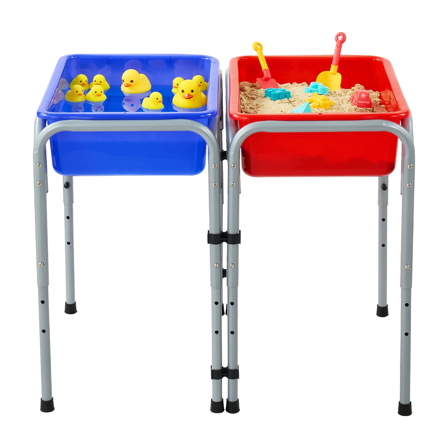 Kids Water and Sand Play Table with Storage Bins - Adjustable Sensory Toy