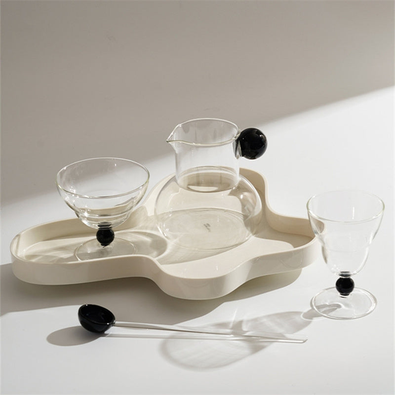 Heat-Resistant Glass Cup Set - Creative Retro Style for Kitchen & Home