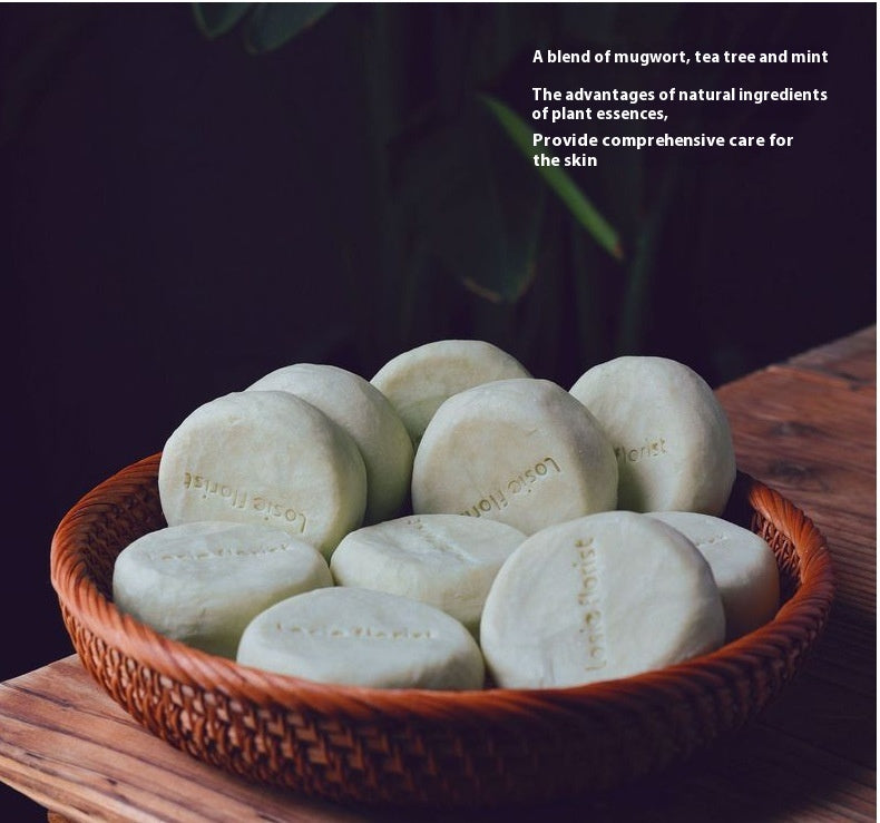 Mugwort Tea Tree Bitter Mint And Grinding Soap