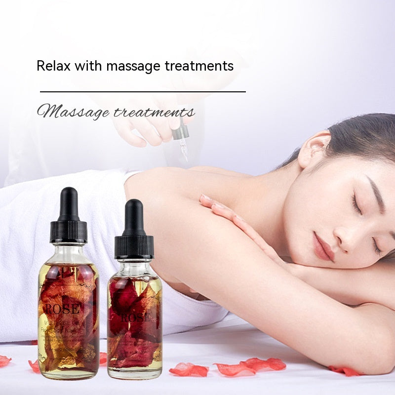 Massage Oil with Dried Flowers - Multi-Scent