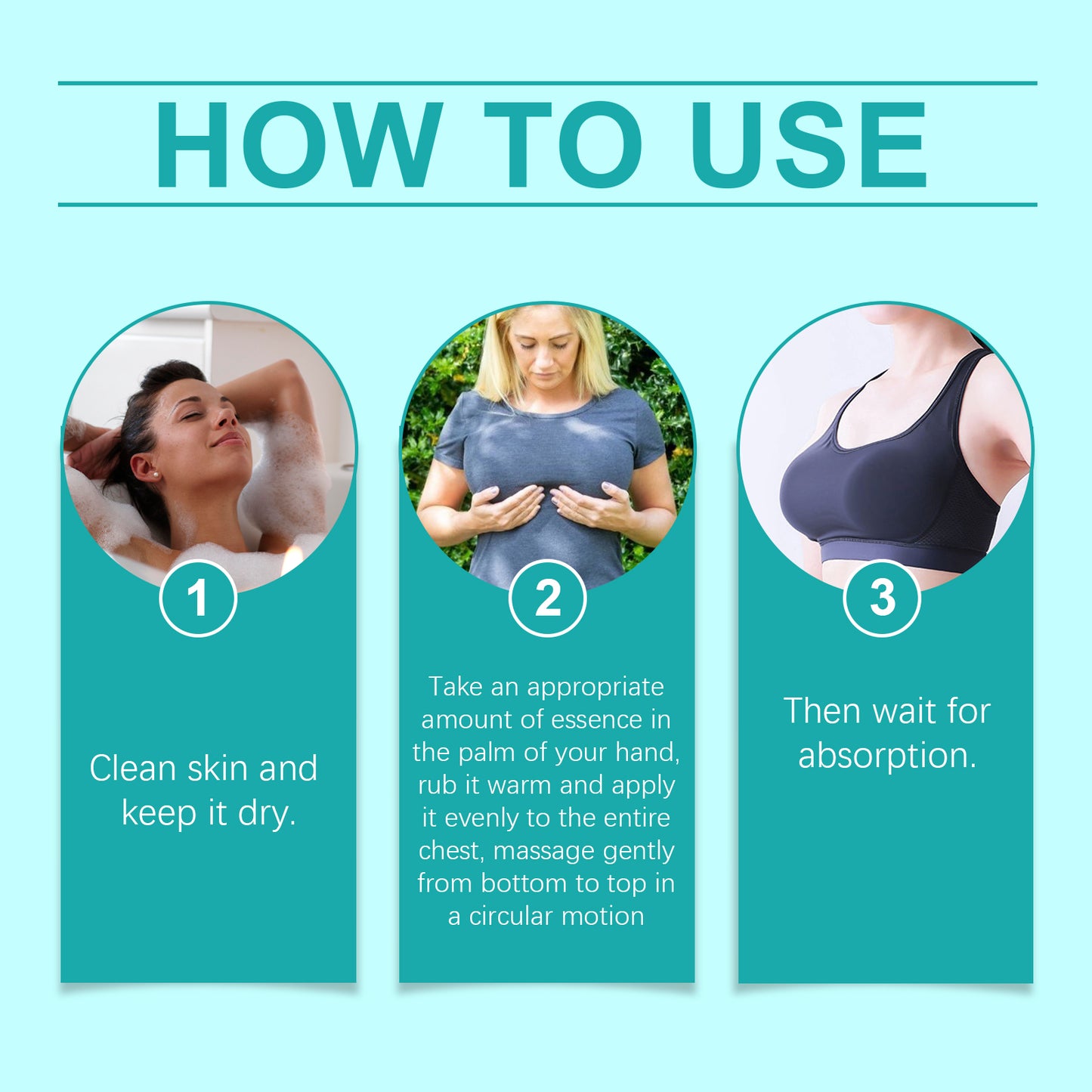 Firming Breast Enhancement Serum - Moisturizing & Smoothing Body Care - 30ml