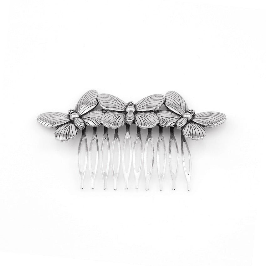 Retro Exaggerated Feather Leaf Hairpin Korean Style Hair Accessory